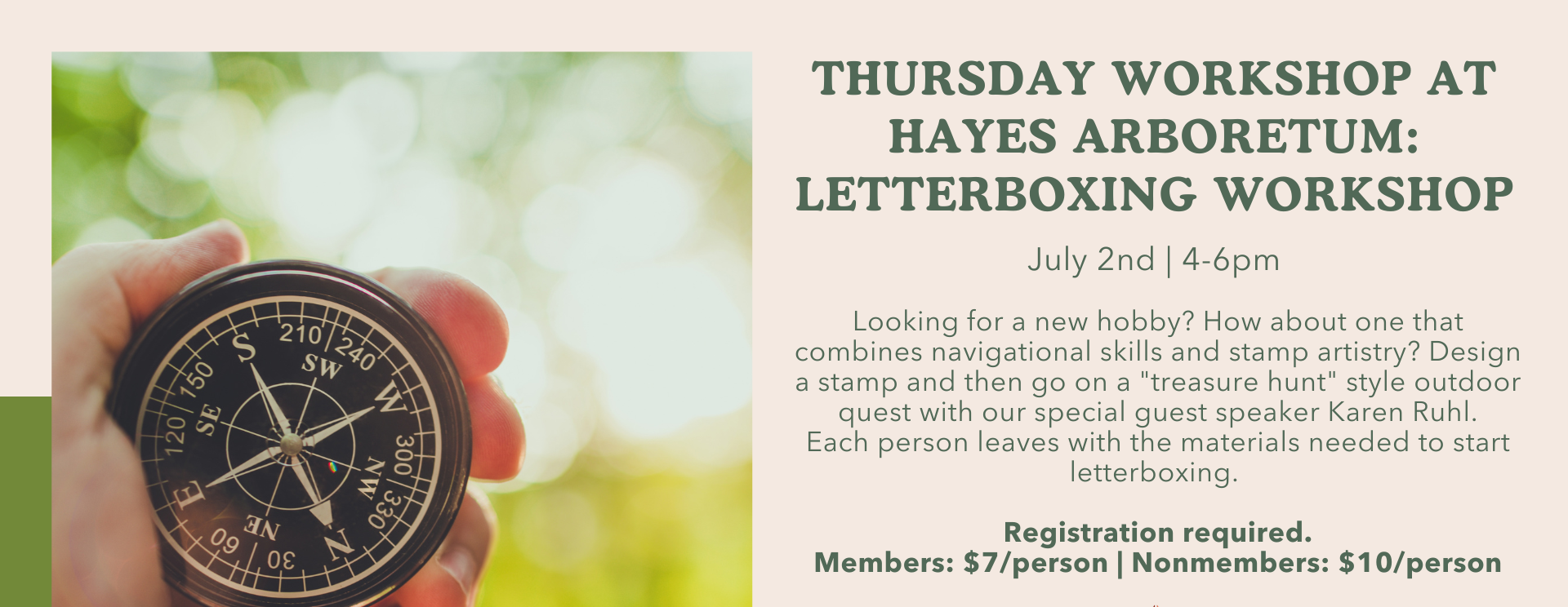 Thursday Workshop: Letterboxing Workshop